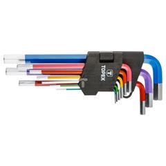 Klucze sześciokątne 1,5-10mm kolorowe (zestaw 9 szt.) 35D966