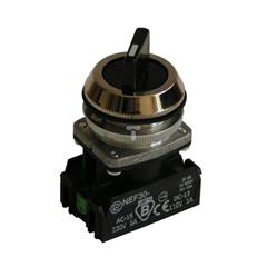 Przycisk sterowniczy pokrętny I-0-II niestabilny 1Z 1R czarny NEF30-TPeXY W0-NEF30-TPE XY S