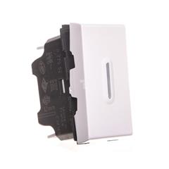 MOSAIC Łącznik schodowy /zmożliwością podświetlenia/ 10AX 250V biały 077002