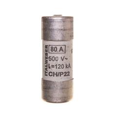Wkładka bezpiecznikowa cylindryczna 22x58mm 80A gG 500V CH22/P /z wybijakiem/ 006711013