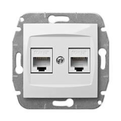 CARLA Plakietka 2xRJ45 174900-10 