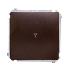 Simon Basic Łącznik jednobiegunowy bez ramki czekoladowy BMW1.01/47 WMUL-010xxx-H011