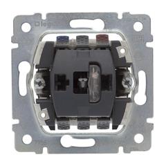 SISTENA LIFE Łącznik dwubiegunowy ze wskaźnikiem przepływu prądu 10AX 250V 775822