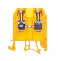 Złączka szynowa gwintowa ZUG-G 16 żółta R34RR-01010102201