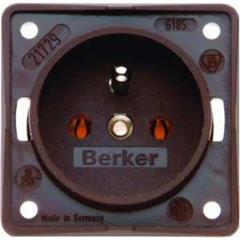 Integro Flow Gniazdo pojedyncze 16A z/u brązowy mechanizm 0961852501