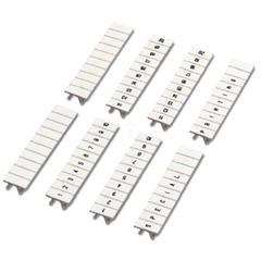 Taśma oznaczników nieopisana ponacinana biała 5mm ZB 5 UNBEDRUCT 1050004 /10szt./