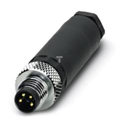 Złącze wtykowe proste 4P M8 kod A 3,5-5mm SACC-M 8MS-4CON-M-SW 1501265