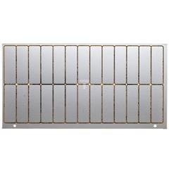 Tabliczka opisowa do wygrawerowania srebrna nieopisana 45x14mm GPE 45X14 SR/R 0807009