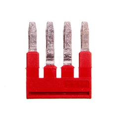 Mostek wtykany 4-biegunowy 5,2mm czerwony FBS 4-5 3030187