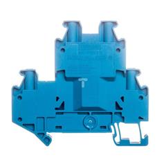 Złączka szynowa 2-piętrowa 0,14-4mm2 niebieska UTTB 2,5 BU 3044649