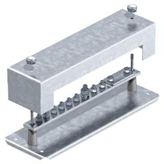 Szyna wyrównująca potencjał 6x6-16mm2 2xM8 z pokrywą 1810 5015057