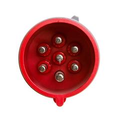 Wtyczka przenośna 32A 7P 6H IP44 styki niklowane 027-6V