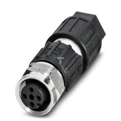 Złącze wtykowe żeńskie 4-piny proste M12 SACC-M12FS-4QO-0,34-VA 1440766