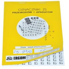Znaki samoprzylepne UZ ZS 7*10/UZ E04ZP-02030105300 /10szt./