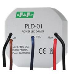 Zasilacz LED 9-40V DC montaż w puszce fi60 PLD-01