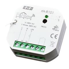 F&Home Radio Przekaźnik jednokanałowy z jednokanałowym nadajnikiem Long Range rH-R1S1 LR