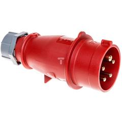 Wtyczka przenośna 16A 5P 400V czerwona IP44 AM-TOP 3 MEN3
