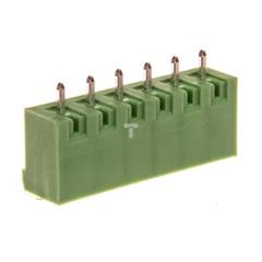 Gniazdo pinowe 6P 320V 12A zielone MSTBVA 2,5/ 6-G 1755558