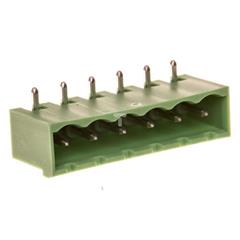 Gniazdo pinowe 6P 320V 12A zielone MSTBA 2,5/ 6-G-5,08 1757284
