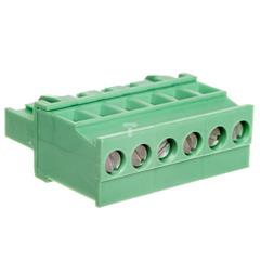 Wtyk śrubowy do płytek drukowanych 6P zielony MVSTBR 2,5/ 6-ST-5,08 1792281
