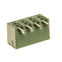 Gniazdo pinowe do płytek drukowanych 4P 160V 8A raster 3,8mm zielone MC 1,5/ 4-G-3,81 1803293