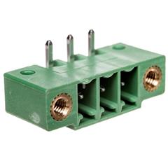 Gniazdo pinowe do płytek drukowanych 3P 160V 8A raster 3,8mm zielone MC 1,5/ 3-GF-3,81 1827871