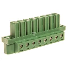 Wtyk śrubowy do płytek drukowanych 8P zielony PC 4/ 8-STF-7,62 1828304
