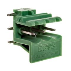 Gniazdo pinowe 3P 320V 12A zielone MSTBO 2,5/ 3-G1L 1861028