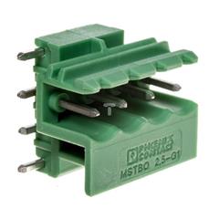 Gniazdo pinowe 4P 320V 12A zielone MSTBO 2,5/ 4-G1L 1861060