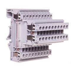 Złączka przelotowa 2-poziomowa 2,5mm2 szara UKKB 3 2771010