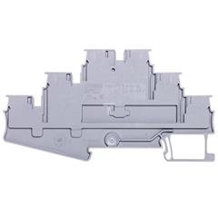 Złączka szynowa 3-piętrowa 1,5mm2 szara PT 1,5/S-3L 3213713