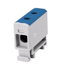 Złączka szynowa gwintowa AL/CU/ 2,5 - 35 mm2/ TS 35/ 1 tor, 2 otw. zaciskowe / VC05-0192 niebieska 89795003