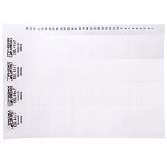 Taśma wtykana nieopisana biała 44x7mm ESL 44X7 0808244