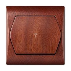 ALPINA Łącznik 1-biegunowy mahoń 0701-23