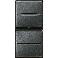 AXOLUTE Przełącznik do rolet 1-0-2 1 moduł antracyt HS4027