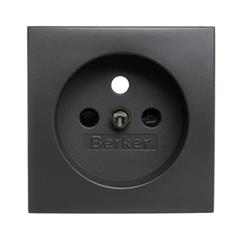 B.Kwadrat/B.3/B.7 Płytka czołowa gniazda z/u z przesłonami antracyt 3965768996