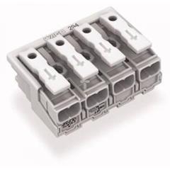 Złączka zasilająca 4-przewodowa 2,5mm2 szara 294-4004 