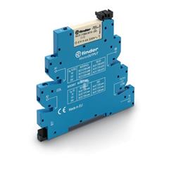 Przekaźnikowy moduł sprzęgający 6,2mm MasterBASIC, SSR wyj. 2A / 24V DC zasil. 6V DC, zaciski sprężynowe 39.00.7.006.9024