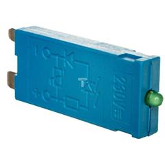 Moduł sygnalizacyjny LED zielony + warystor 110-240V AC/DC 99.01.0.230.98