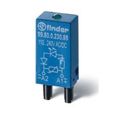 Moduł EMC, LED zielony+dioda 28-60V DC, polaryzacja A1+ 99.80.9.060.99