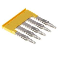 Mostek poprzeczny 5-torowy, raster 5,1mm żółty ZQV 2.5/5 1608890000