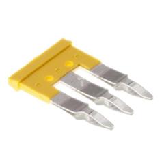 Mostek poprzeczny 3-torowy, raster 2,8mm żółty ZQV 4N/3 GE 1762630000