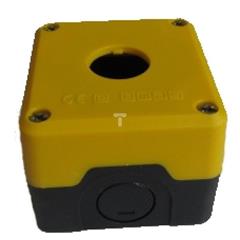 Kaseta sterownicza 1 przycisk/lampka-pusta, czarno-żółta T0-P1ECBOS