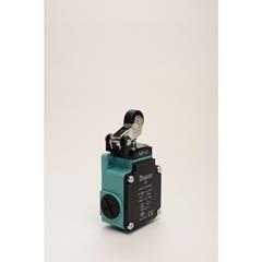 Łącznik krańcowy w obudowie aluminiowej z plastikową pokrywką 1Z 1R dźwignia metalowa, rolka plastikowa fi 22 T0-L2K13MIP21