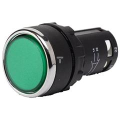 Napęd przycisku kryty 22mm 1R zielony T0-MB200DY