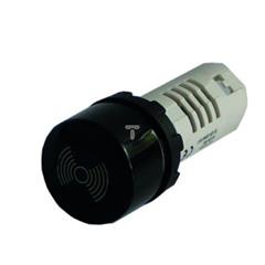 Brzęczyk monoblok 230V AC czarny regulowany T0-MBZX220A0