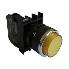 Przycisk wystający 22mm 1Z żółty T0-B100HS