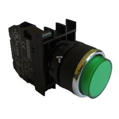 Przycisk wystający 22mm 1Z zielony T0-B100HY