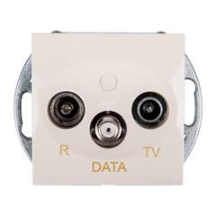 Simon 54 Gniazdo antenowe RD/TV/DATA kremowe DAD.01/41 WMDA-06xxxx-041