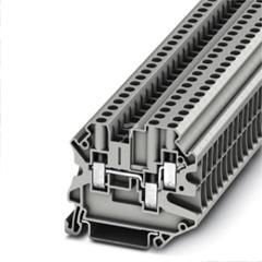 Złączka szynowa 3-przewodowa 4mm2 szara Ex UT 4-TWIN HV 3000608